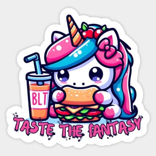 BLT unicorn fantasy Sticker